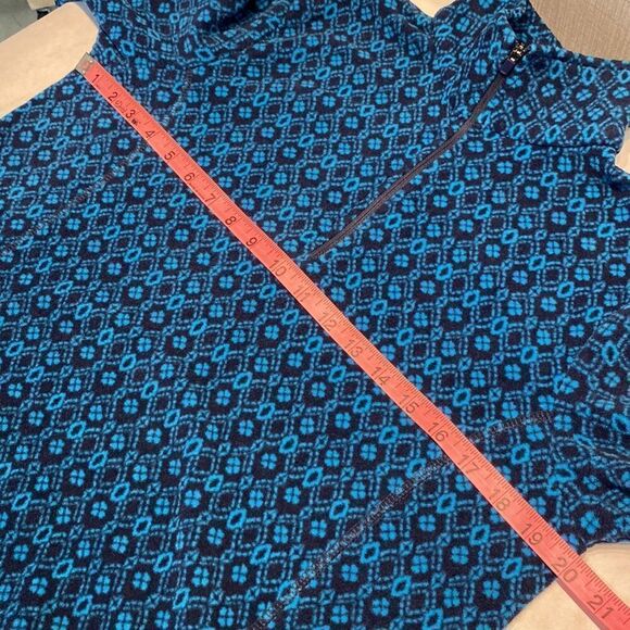 Lands’ End Pullover 1/4 Zip Fleece Jacket Small 6-8 Graphic - Picture 5 of 7